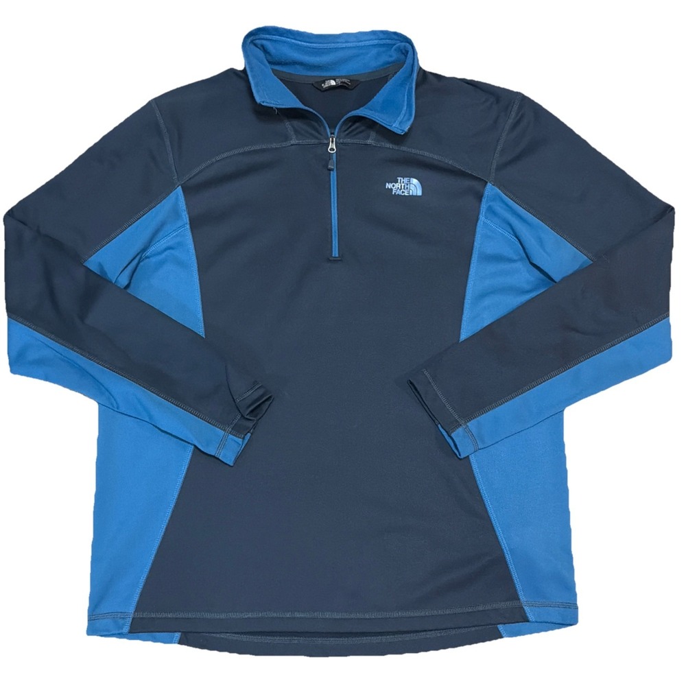 North Face  Sweater Mens Large‎ Outdoor Quarter Zip Fleece Pullover